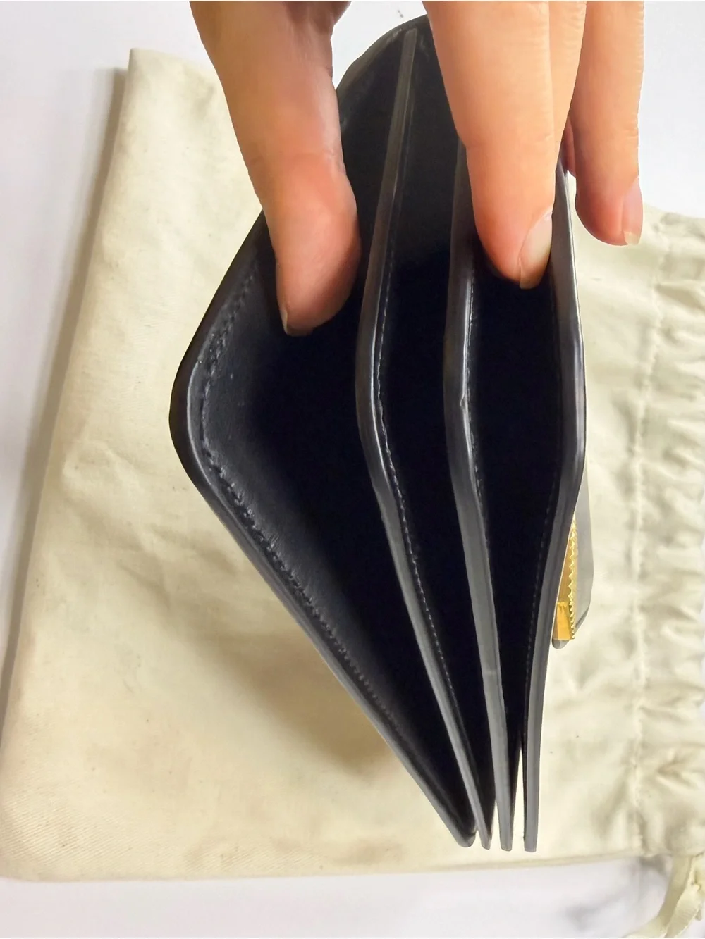 Lanvin Black Leather Clutch